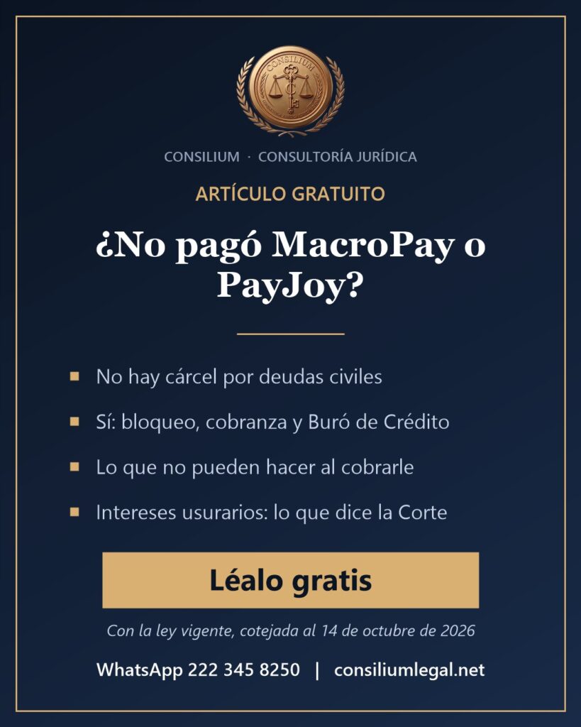 ¿Qué pasa si no pago MacroPay o PayJoy? ¿Me pueden demandar o meter a la cárcel? Qué pasa si no paga MacroPay o PayJoy